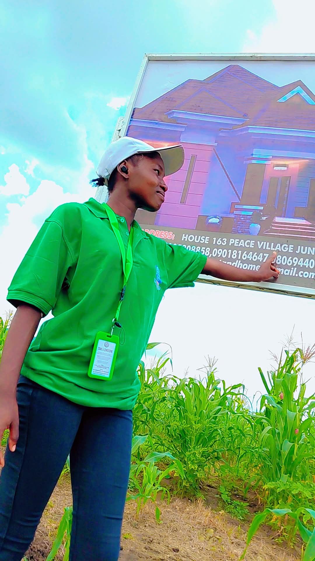 B.B Olamzy team member at the Giri site